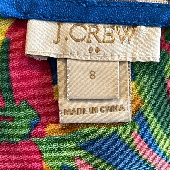 J.Crew Tropical Racer Back Halter Spaghetti straps Racerback Tank - Picture 5 of 7